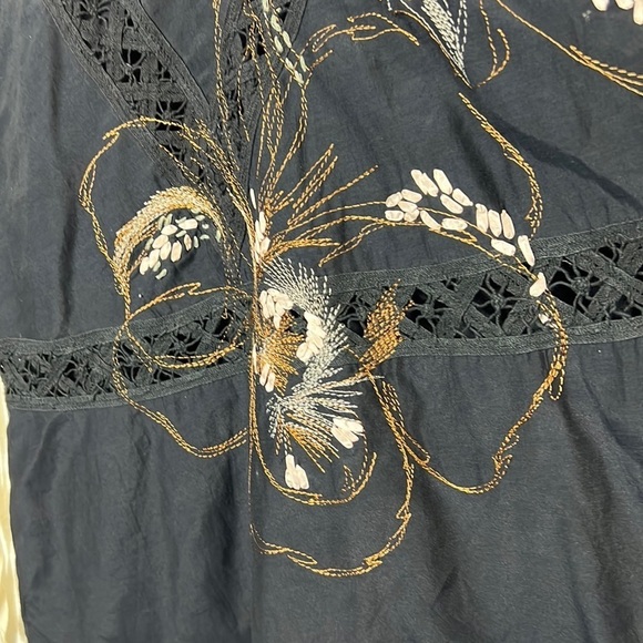 Kenzo Embroidered Crochet Lace Skirt Size 46 (US 12-14) - Picture 5 of 10